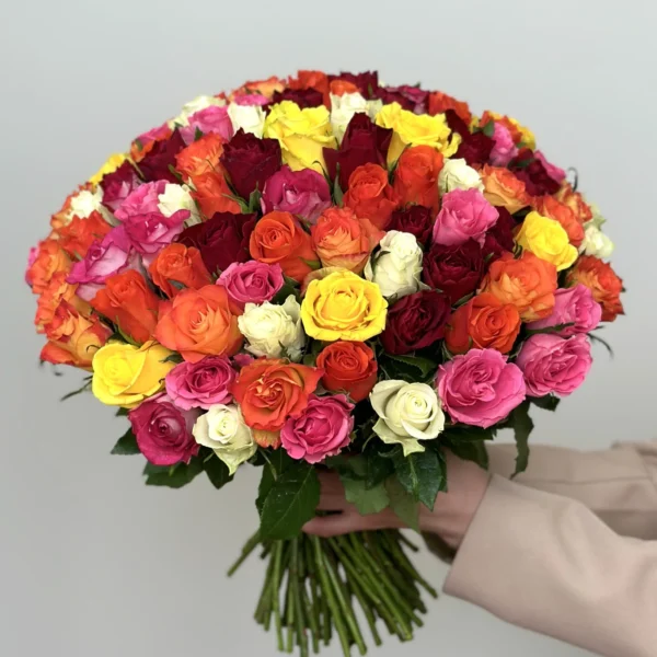 50 Mixed roses